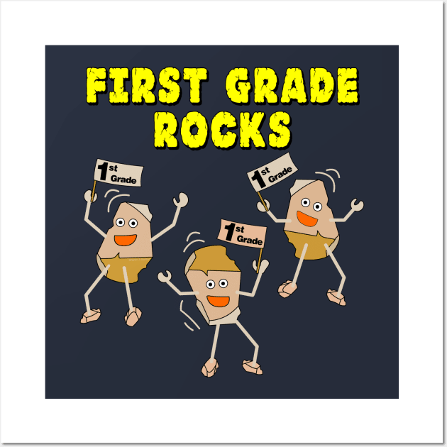 First Grade Rocks Wall Art by Barthol Graphics